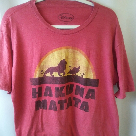 Vintage"HAKUNA MATATA" Disney T-shirt,XL - Picture 2 of 4